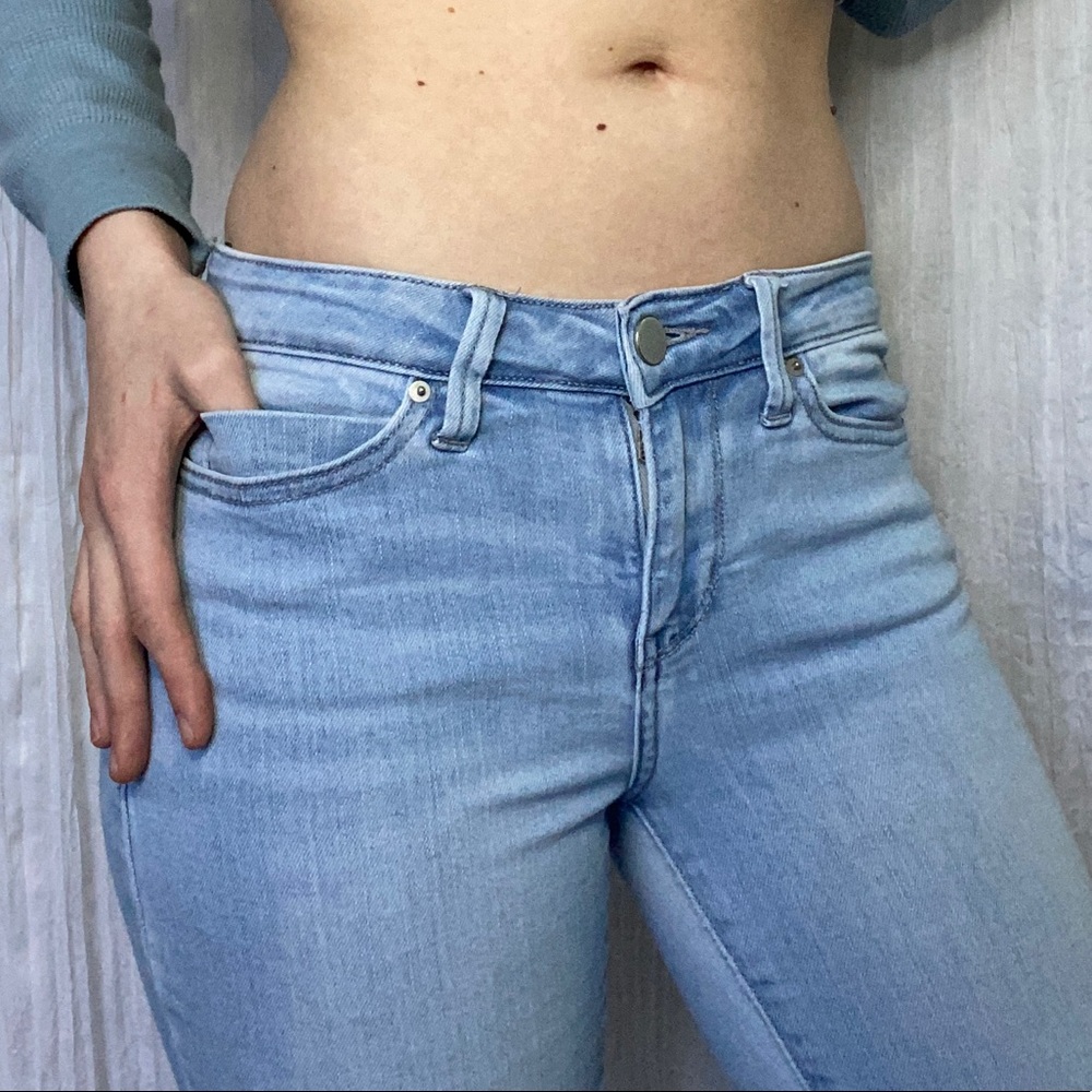 Calvin Klein light wash flare jeans